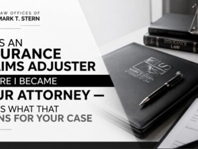 I Was an Insurance Claims Adjuster Before I Became Your Attorney — Here's What That Means for Your Case 